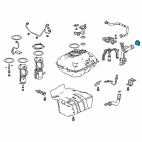 OEM 2019 Honda Clarity Cap Complete Diagram - 17670-TRW-A01