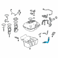 OEM 2021 Honda Clarity Tube Complete Diagram - 17651-TRW-A01