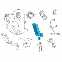 OEM 2011 Dodge Durango EVAPORATOR-Air Conditioning Diagram - 68147012AB