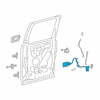 OEM 2008 Lincoln Mark LT Control Assembly Diagram - 8L3Z-26264A00-BA