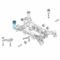 OEM Kia K900 BUSHING-CROSSMEMBER Diagram - 554183M000