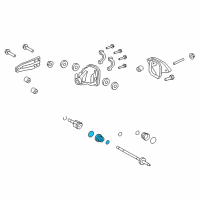OEM Lincoln Inner Boot Diagram - 9L1Z-4A331-C