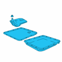 OEM 2007 Hummer H3 Transmission Pan Diagram - 24240206