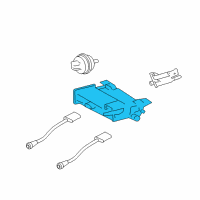 OEM 2005 Cadillac STS Canister, Evap Emission Diagram - 15214439