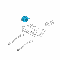 OEM Cadillac STS Purge Solenoid Diagram - 12571136