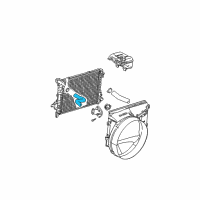 OEM 2008 Dodge Ram 1500 Hose-Radiator Outlet Diagram - 55056660AB