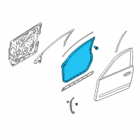 OEM Infiniti M35 WEATHERSTRIP Front Door R Diagram - 80831-EG09A