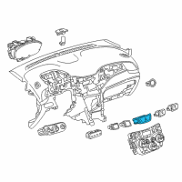 OEM 2014 Chevrolet Sonic Hazard Switch Diagram - 95282258