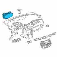 OEM 2020 Chevrolet Trax Cluster Diagram - 42687204