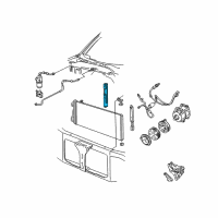 OEM 1998 Ford F-250 Condenser Seal Diagram - F65Z-19E572-CB