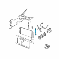 OEM 1998 Ford F-250 Condenser Seal Diagram - F65Z-19E572-DA