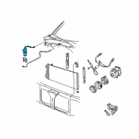 OEM Ford F-250 Drier Diagram - F75Z-19C836-AA