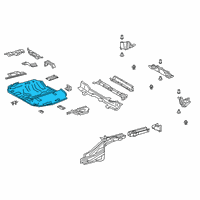 OEM 2019 Lexus UX250h Pan, RR Floor Diagram - 58311-76020