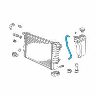 OEM BMW Z3 Water Hose Diagram - 17-11-1-723-521