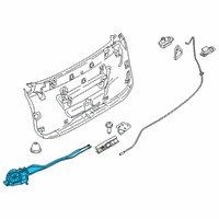 OEM BMW Trunk Lid Power Lock Diagram - 51-24-7-411-760