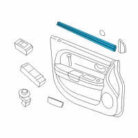 OEM 2014 Chrysler 200 WEATHERSTRIP-Front Door Belt Inner Diagram - 5074012AC