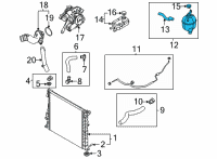 OEM 2022 Hyundai Tucson TANK ASSY-RESERVOIR Diagram - 25430-P0000