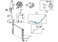 OEM 2022 Hyundai Tucson HOSE Diagram - 25451-P0000
