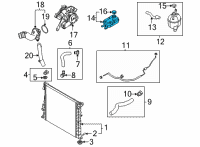 OEM 2022 Hyundai Tucson Tank Assy-Reservoir Diagram - 254R0-P4500