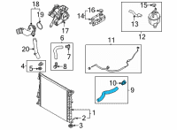 OEM Hyundai Tucson HOSE ASSY-RADIATOR, UPR Diagram - 25414-P0000