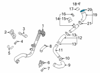 OEM Hyundai Clamp-Hose Diagram - 28293-2C000