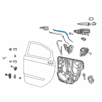 OEM 2013 Dodge Dart Cable-Door Lock To Latch Diagram - 68170239AA