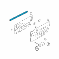 OEM 2008 Ford Mustang Belt Weatherstrip Diagram - 8R3Z-6321456-A