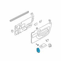 OEM Ford Mustang Window Switch Diagram - 4R3Z-14529-CA