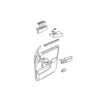 OEM 2006 Ford Expedition Lock Switch Diagram - 5L1Z-14028-AB