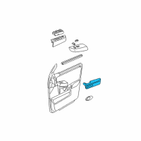 OEM 2006 Ford Expedition Armrest Pad Diagram - 2L1Z-7824140-AAD