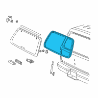 OEM 2001 Ford Explorer Sport Weatherstrip Diagram - F87Z-7842084-AA