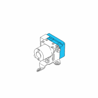 OEM Jeep Liberty Anti-Lock Brake System Module Diagram - 68002456AC