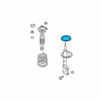 OEM 2001 Hyundai Elantra Rear Spring Pad, Lower Diagram - 55323-2D000