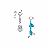 OEM 2005 Kia Spectra Shock Absorber Assembly Diagram - 553512F200