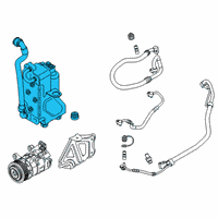 OEM 2022 BMW X6 Condenser Air Conditioning W Diagram - 64-53-6-847-989