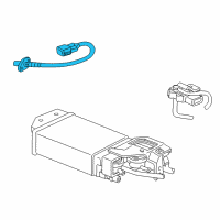 OEM 1999 Toyota Corolla Oxygen Sensor Diagram - 89465-09200