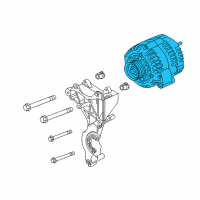 OEM Chevrolet Suburban 2500 Alternator Diagram - 20881337