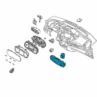 OEM Kia Cadenza Control Assembly-Heater Diagram - 972503RGF0