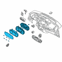 OEM 2019 Kia Cadenza Cluster Assembly-Instrument Diagram - 94011F6060