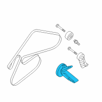 OEM 2012 Hyundai Santa Fe Idler Assembly Diagram - 25290-3C150