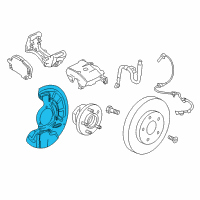 OEM 2019 Buick Regal TourX Splash Shield Diagram - 23384702