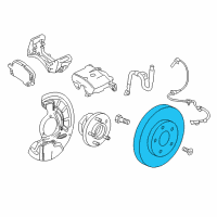 OEM 2018 Buick Regal TourX Rotor Diagram - 13515289