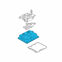 OEM 2005 Ford F-350 Super Duty Oil Cooler Assembly Diagram - 3C3Z-6A642-BB