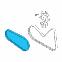 OEM BMW X1 Ribbed V-Belt Diagram - 11-28-7-603-084