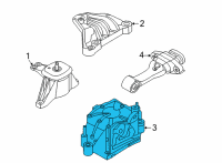 OEM Hyundai Tucson BRACKET ASSY-TRANSMISSION MTG Diagram - 21830-N9640