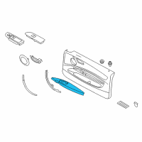 OEM 2011 BMW 1 Series M Armrest, Leatherette, Front Right Diagram - 51-41-9-121-262