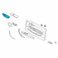 OEM 2011 BMW 128i Door Window Switch Left Diagram - 61-31-9-216-520