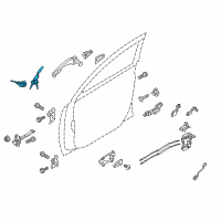 OEM 2016 Kia Sportage Front Door-Lock Cylinder Diagram - 819803WB00