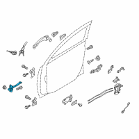 OEM 2011 Kia Sportage Checker Assembly-Front Door Diagram - 793903W000