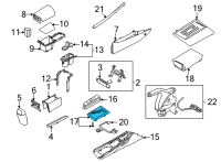 OEM Hyundai Elantra INDICATOR ASSY-SHIFT LEVER Diagram - 84655-AA000